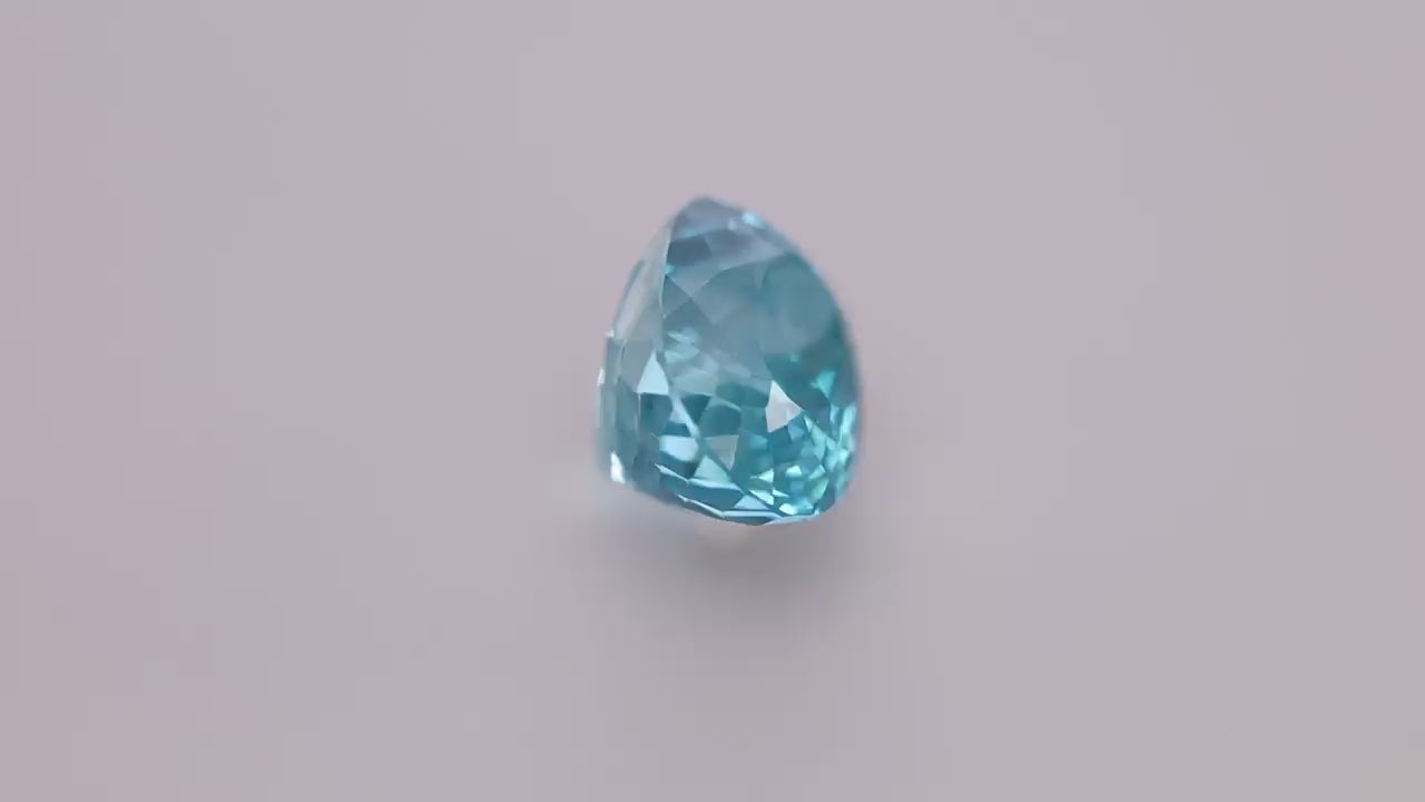 Blue Zircon 13.39 ct